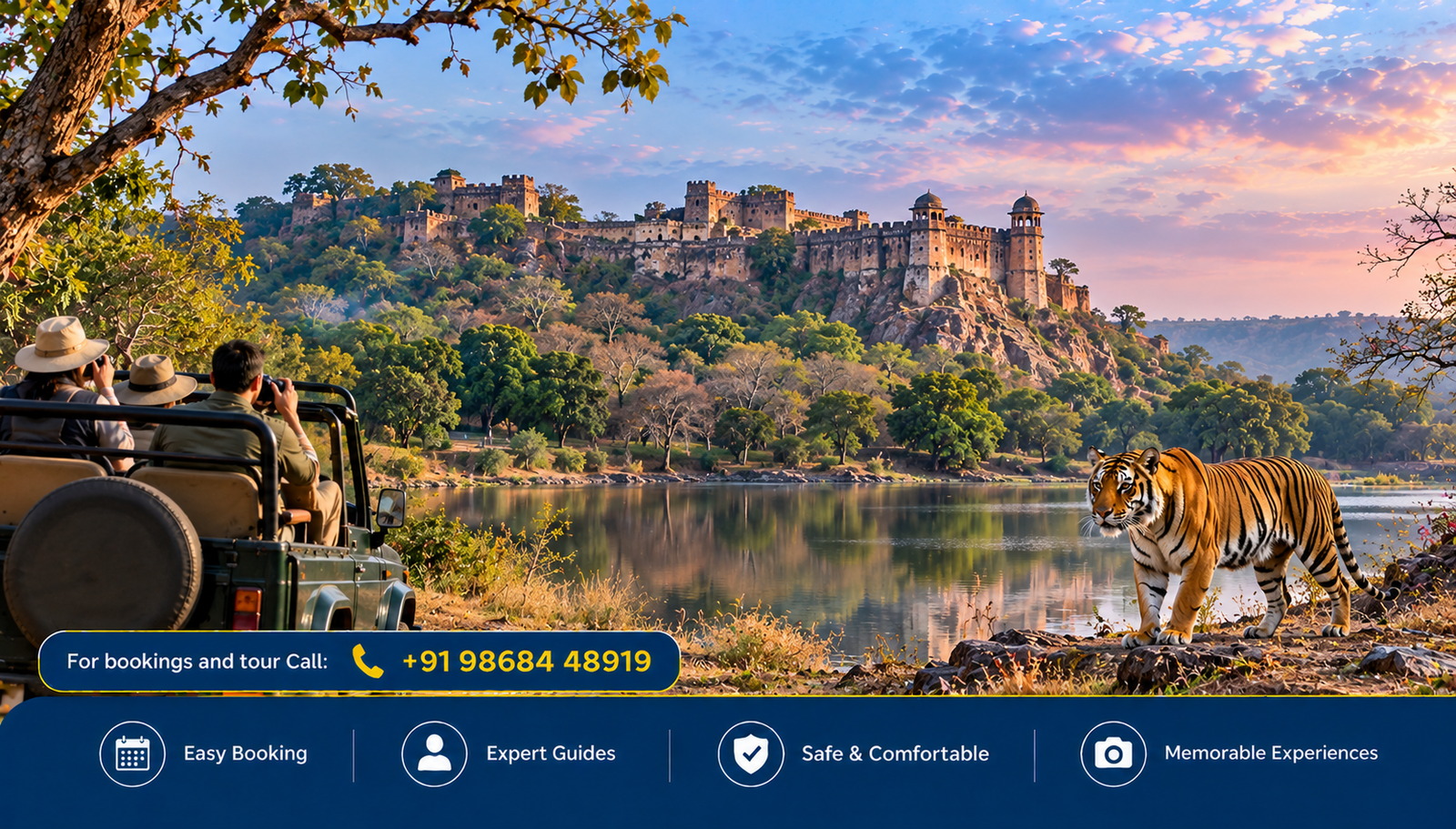 Ranthambore Safari and Fort Escape
